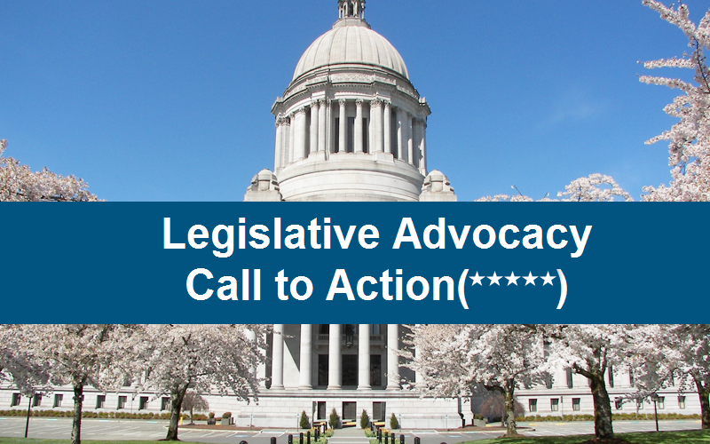 Legislative advocacy call to action web banner