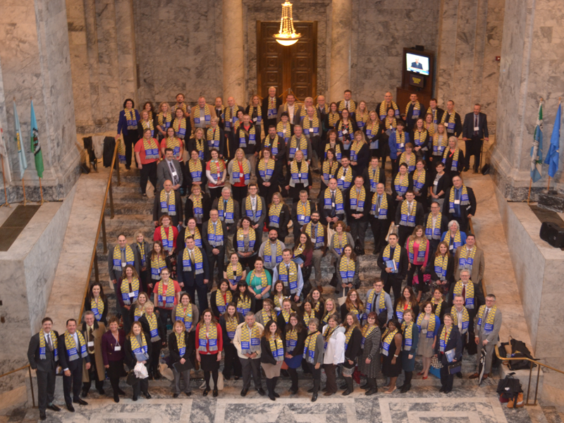Picture of Washington Credit Union Day at the Capitol Attendees