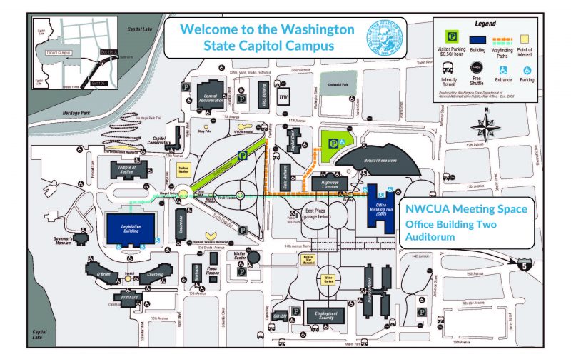 Zip Code Map Washington State Capitol Campus Map
