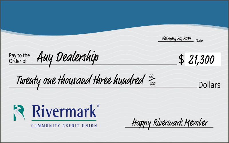 Rivermark Credit Union Blank Check Program